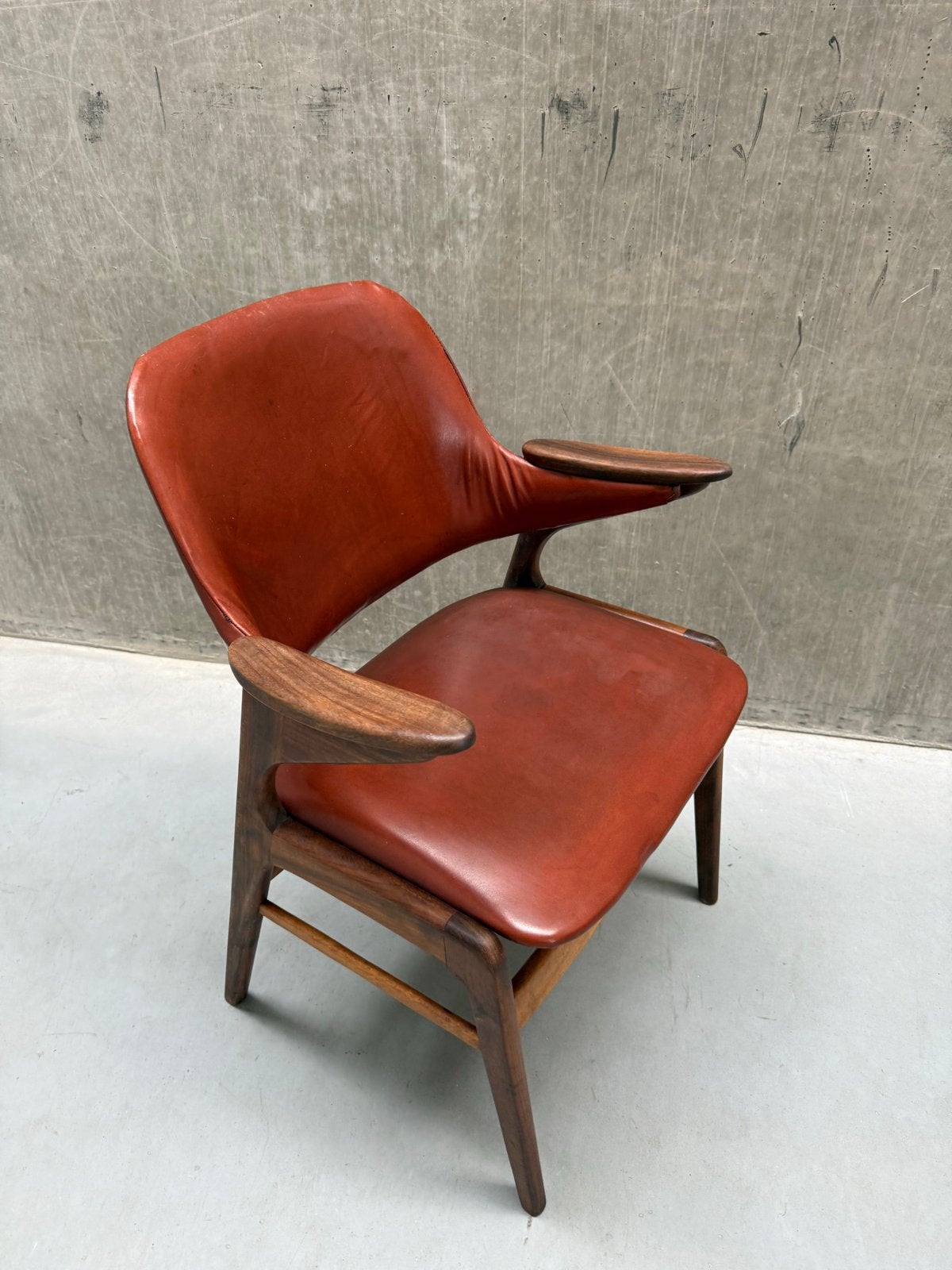 Louis van Teeffelen Pynock Wierden Teak Designstoel, Ophalen of Verzenden