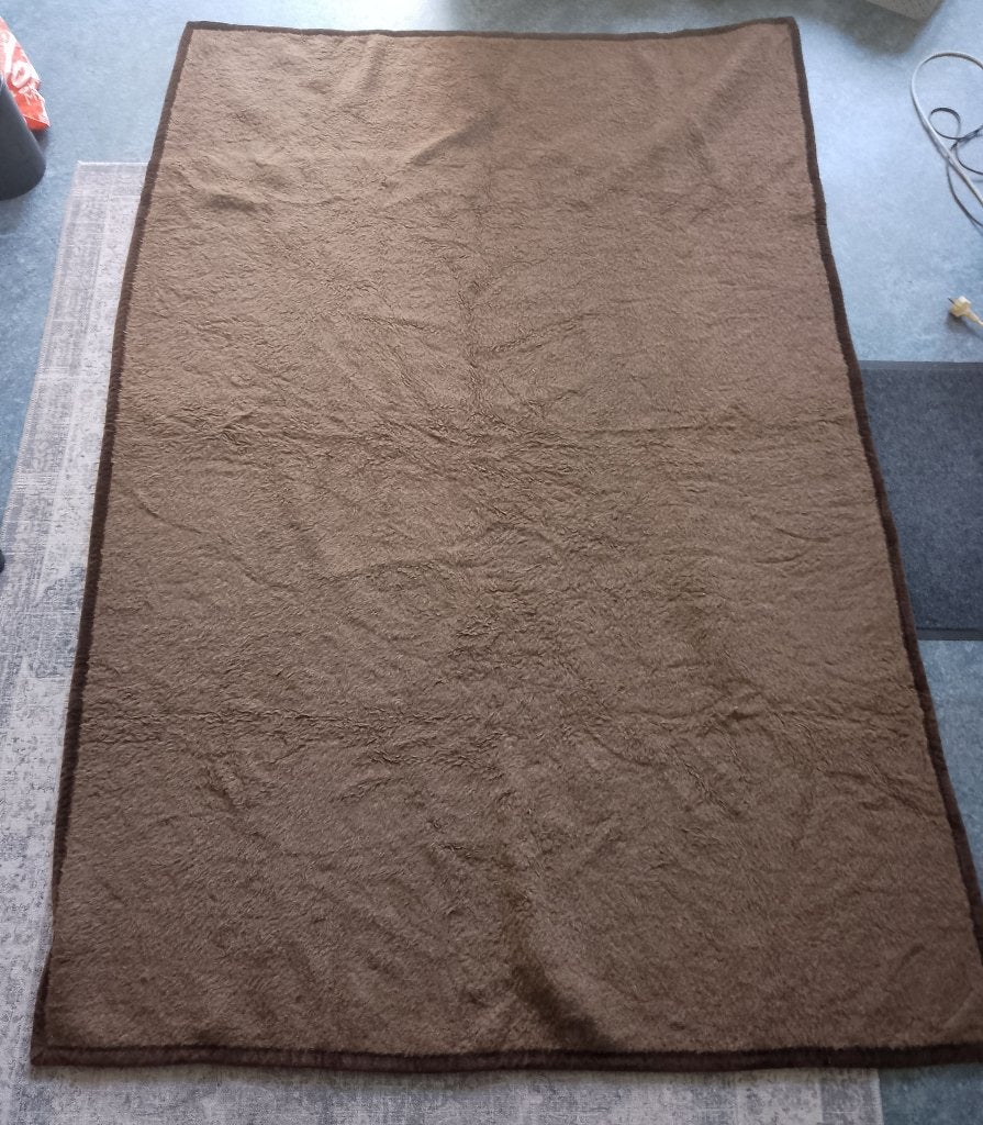 Calwer Decke Alpaca zuiver wol 160 x 240 cm, 100 €, Ophalen, Geschikt voor droger, 160 cm, Zo goed als nieuw