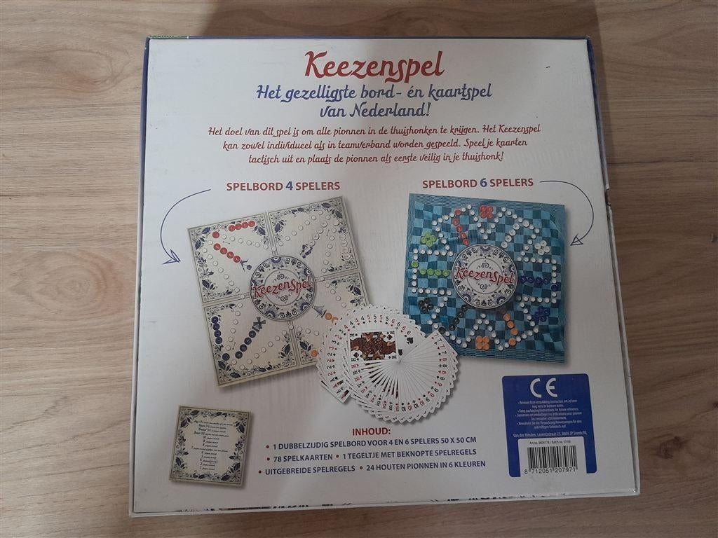 Keezenspel nieuw in seal - s1983, Hobby en Vrije tijd, Gezelschapsspellen | Bordspellen, Verzenden, Zo goed als nieuw