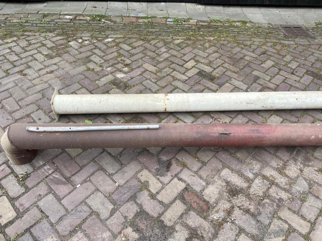 Stalen buizen, Ophalen, Overige materialen, Minder dan 2 meter, 80 mm of meer