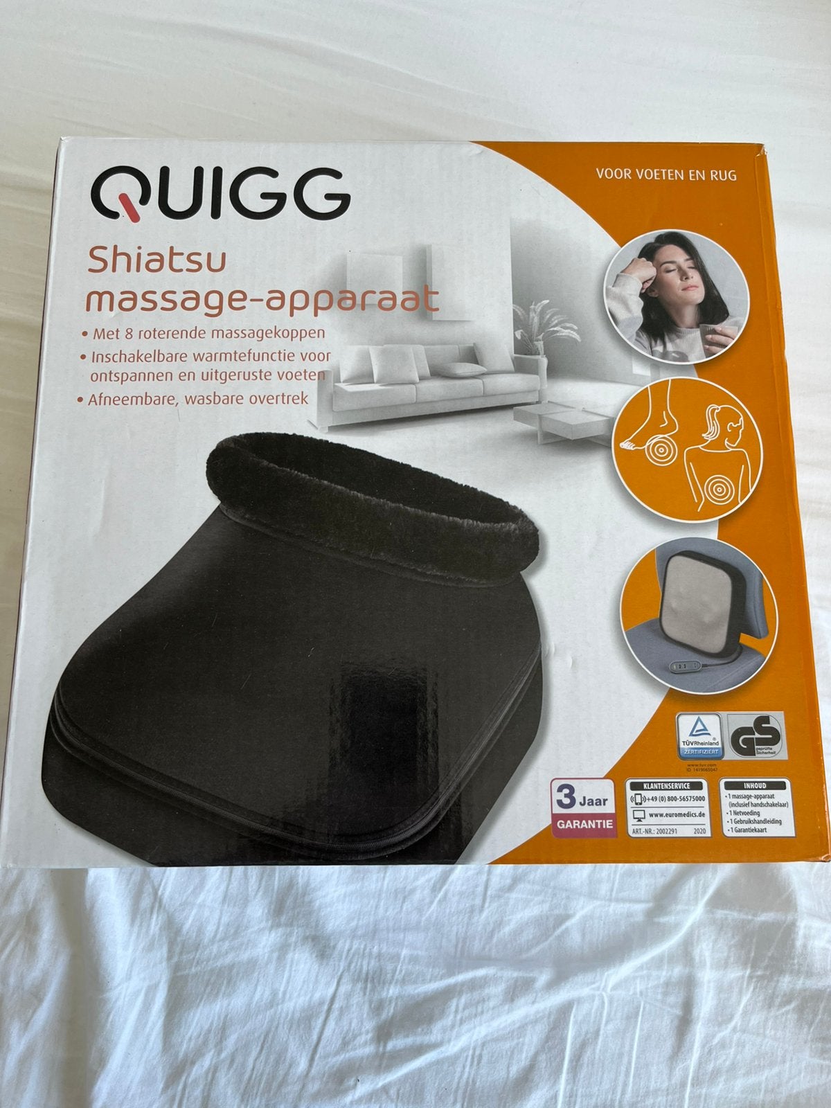 Massage apparaat, Ophalen, Nieuw