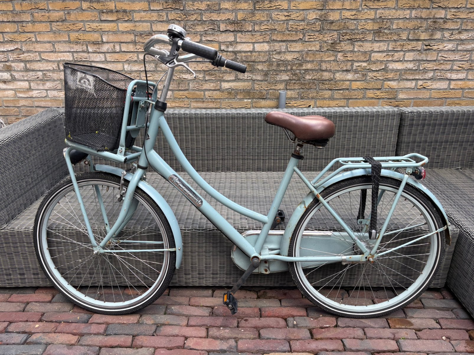 Popal Transport Fiets 48/50 cm wielmaat 26 inch, Terugtraprem, Gebruikt, Popal transport fiets, Versnellingen