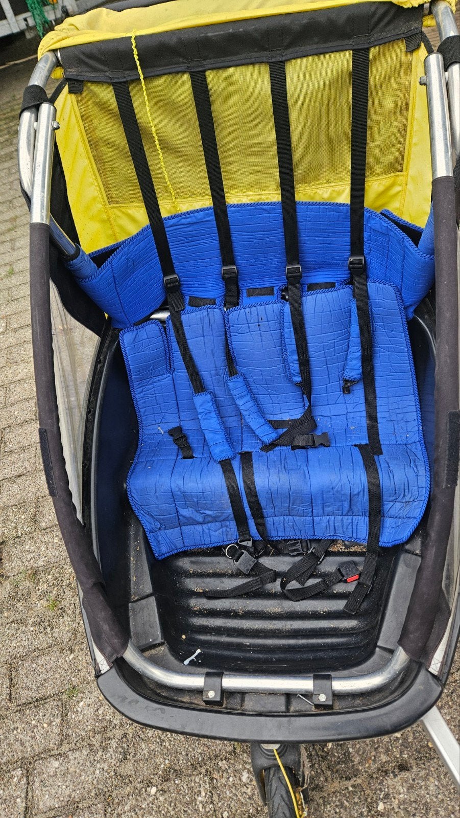 Kid Car fietskar voor 2 kinderen met bijpassende tassen, Fietsen en Brommers, Fietsaccessoires | Aanhangers en Karren, Overige merken