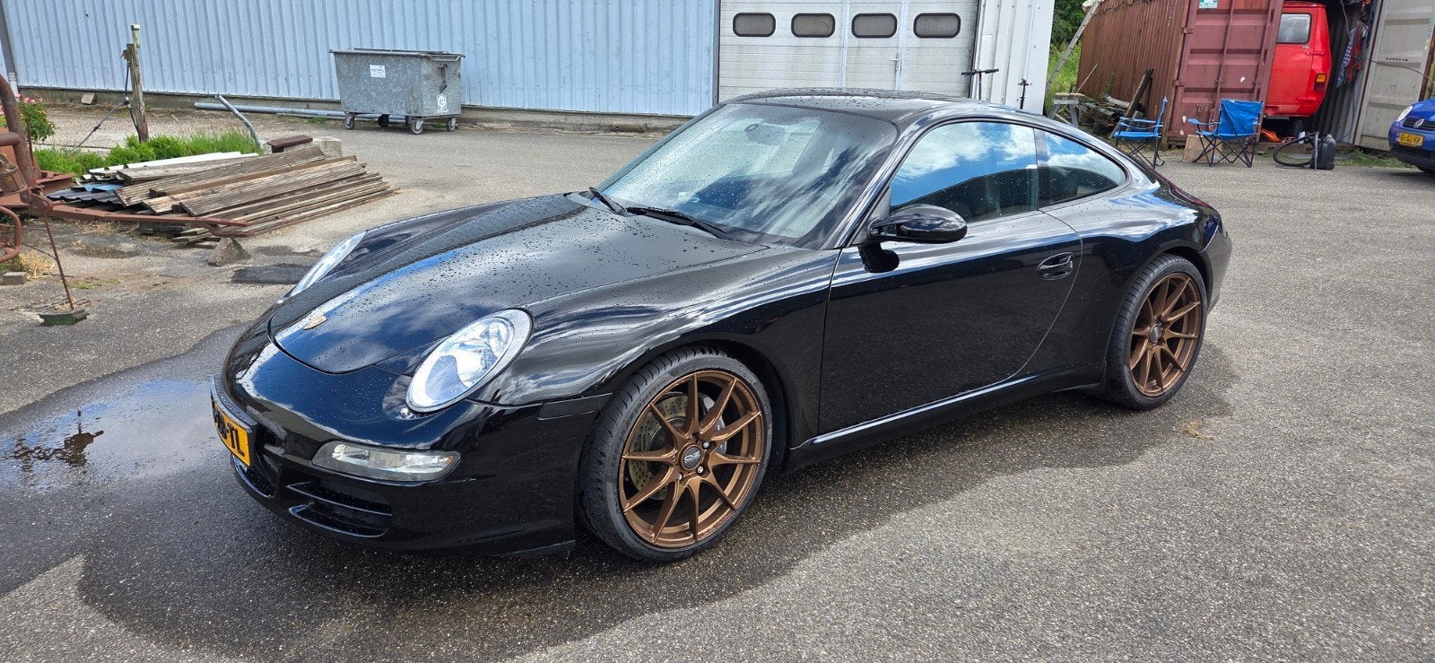 OZ Racing Formula HLT 19 -  Pirelli P Zero - Porsche 997 996, 19 inch, Gebruikt, Banden en Velgen, Ophalen of Verzenden