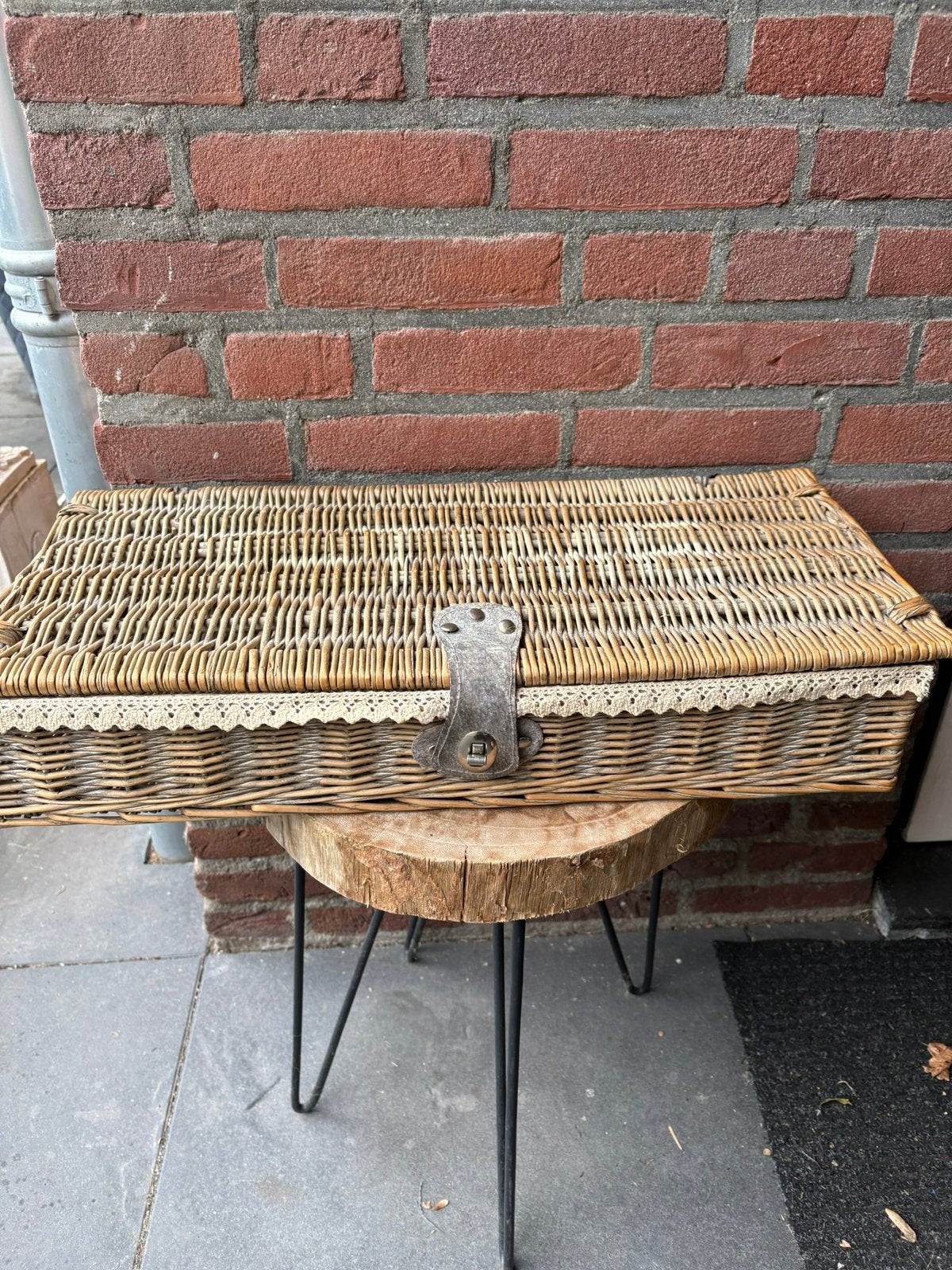 Riviera Maison stijl thee mand doos - landelijk, Ophalen, Zo goed als nieuw