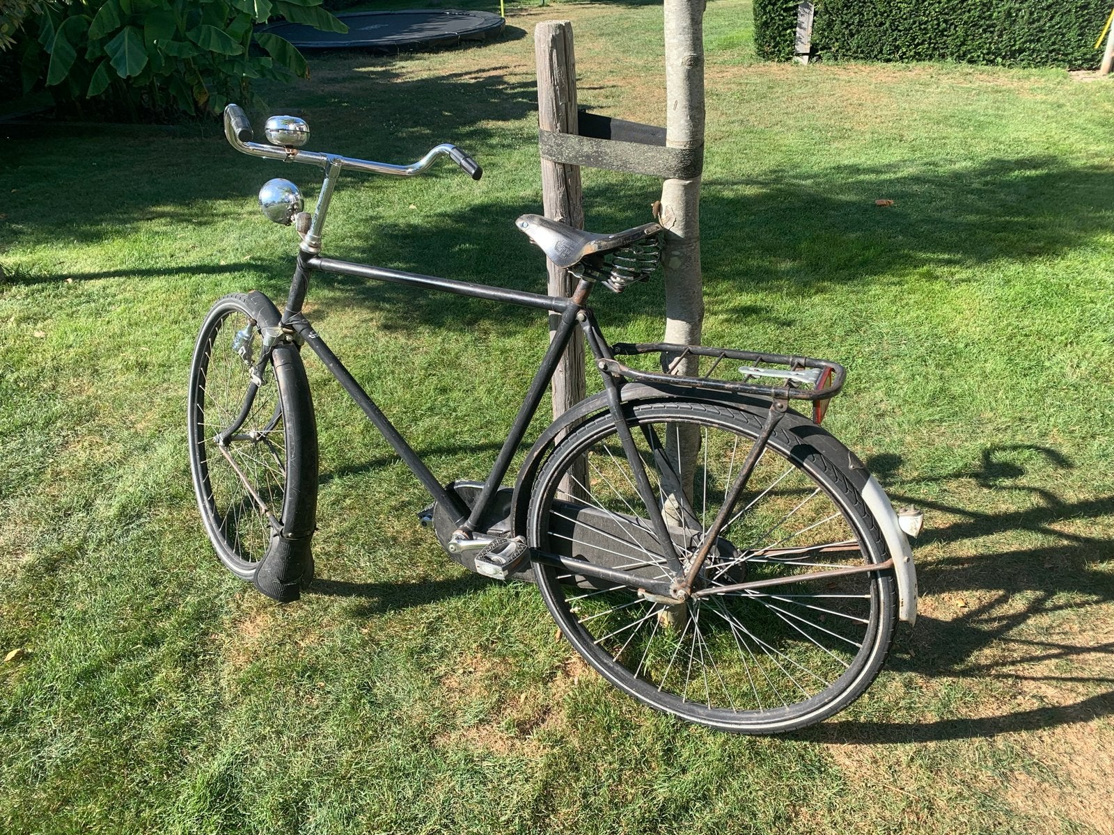 Vintage Retro Gruno Adek Herenfiets uit de jaren 30, 59 cm of meer, Ophalen, Terugtraprem