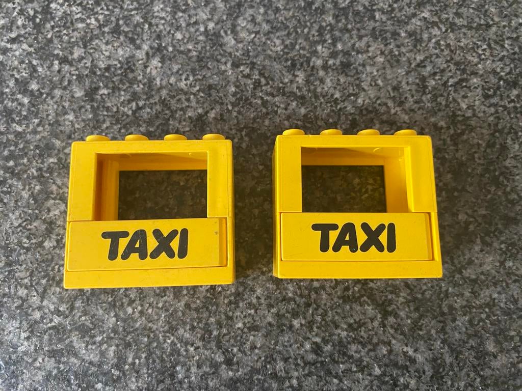 Duplo Taxi onderdelen - 2 stuks, Ophalen of Verzenden, Gebruikt, Losse stenen, Duplo