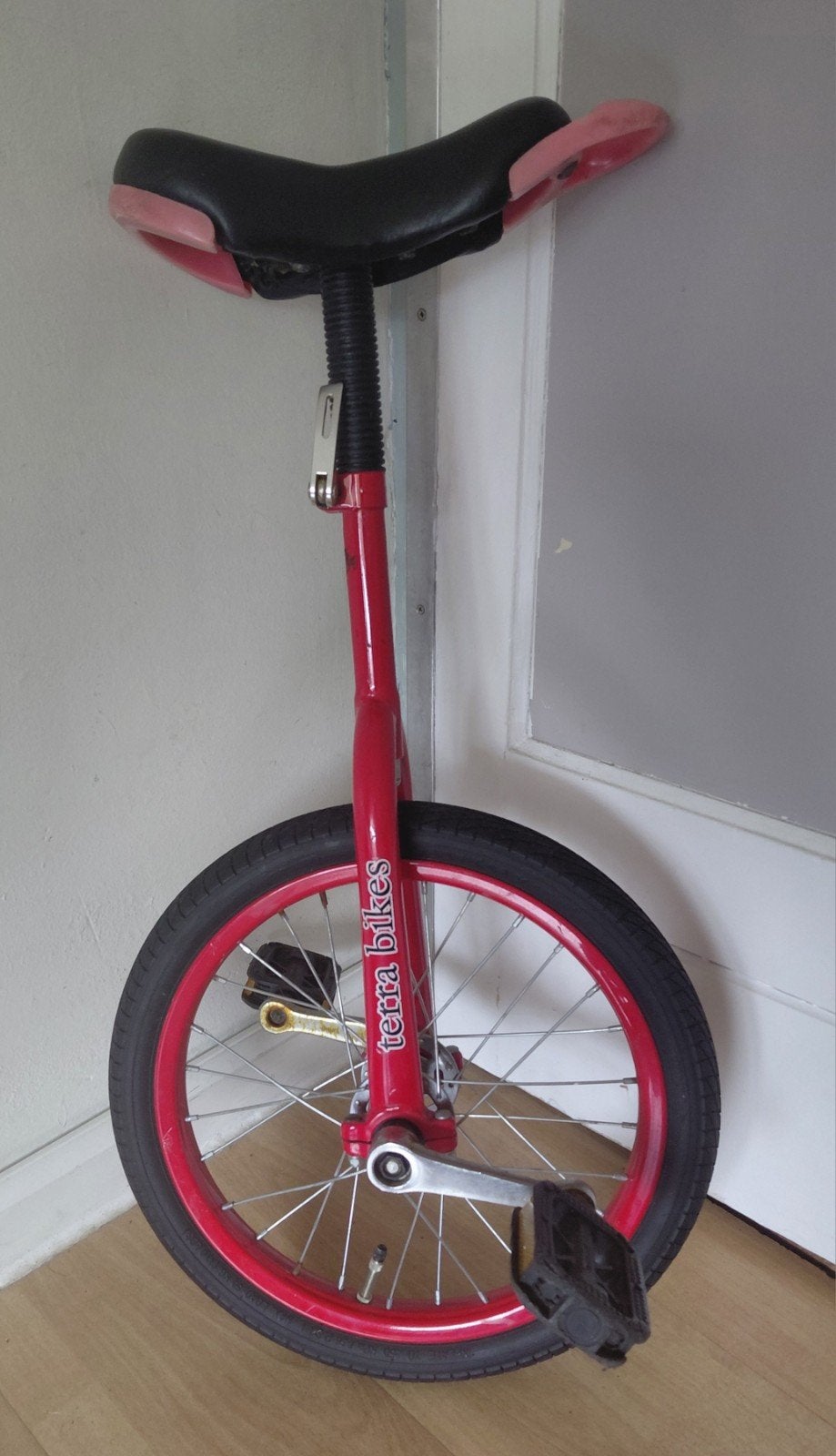 Terra Bikes Eenwieler - Rood, Ophalen, Gebruikt