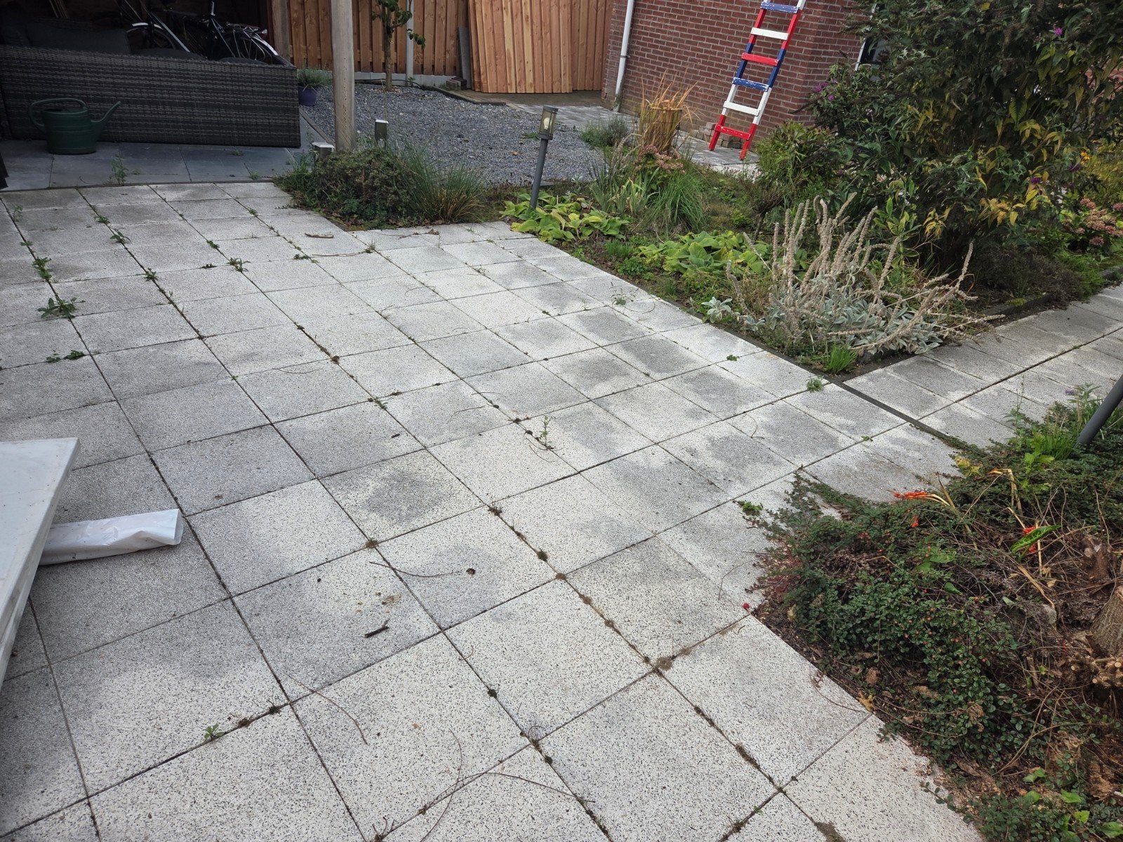Witte tegels 45m2 (Gratis), Ophalen, Gebruikt, 10 m² of meer, Beton