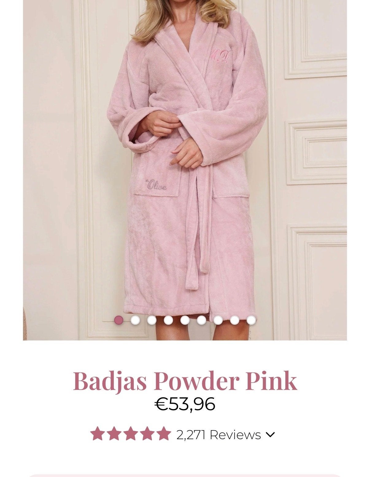 Nieuw Roze Badjas - Ongebruikt en Comfortabel, Kleding | Dames, Ophalen of Verzenden, Nieuw