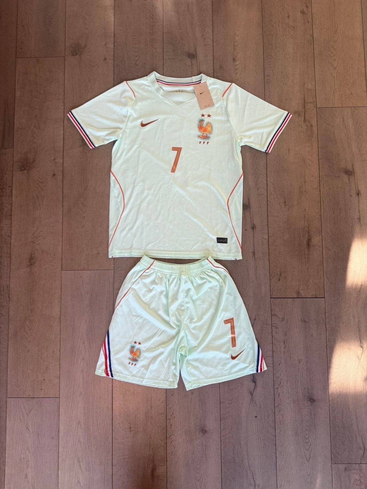 Nike Frankrijk Thuistenue Dembele #7 - Nieuw met kaartjes, Overige kleuren, Maat 48/50 (M), Nieuw, Ophalen of Verzenden