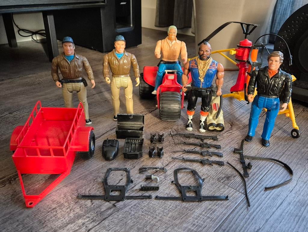The A-Team Figuren + Voertuigen, Verzamelen, Verzenden, Gebruikt