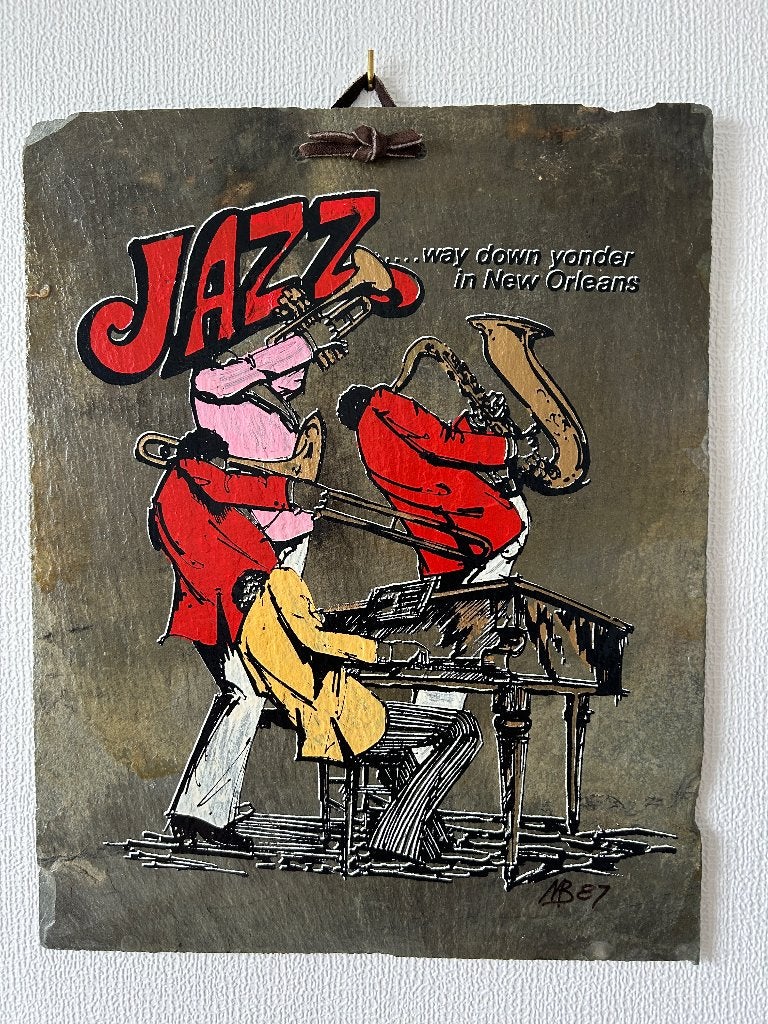 New Orleans Jazz dak leisteen, Antiek en Kunst, Ophalen