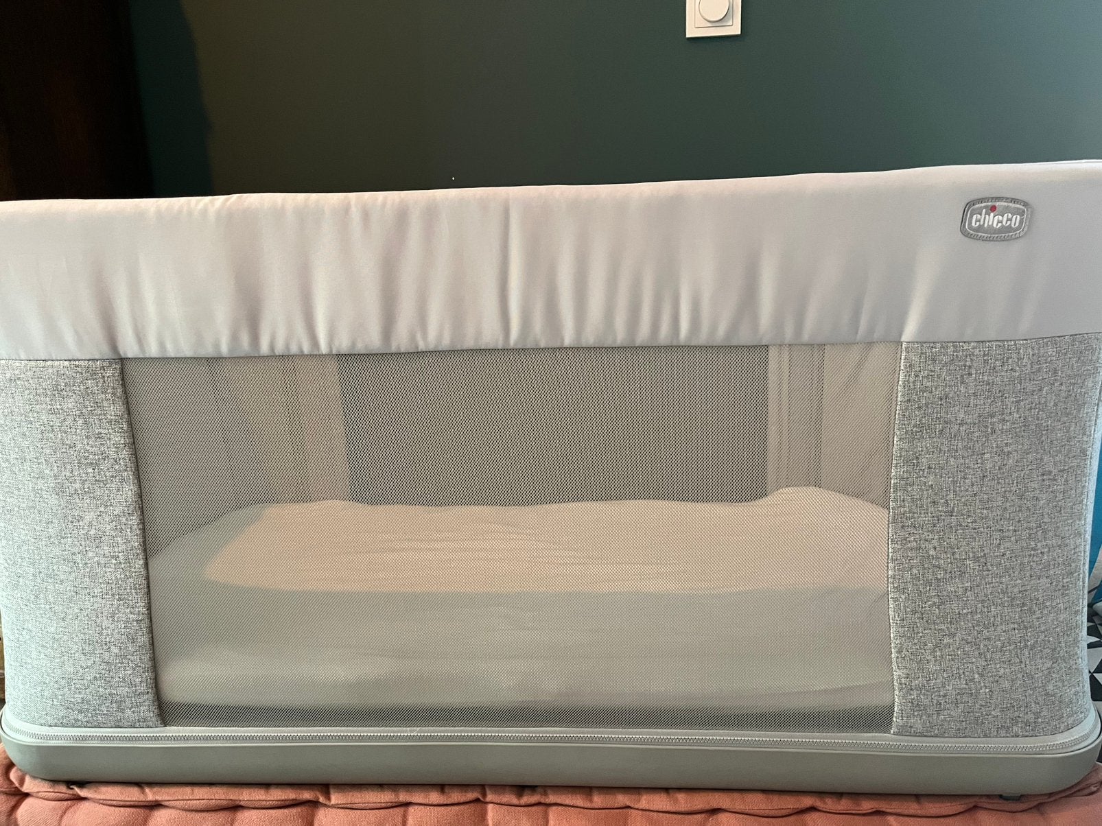 Chicco Next2Me Forever Co-Sleeper zonder standaard/poten, Ophalen, Zo goed als nieuw, Wieg