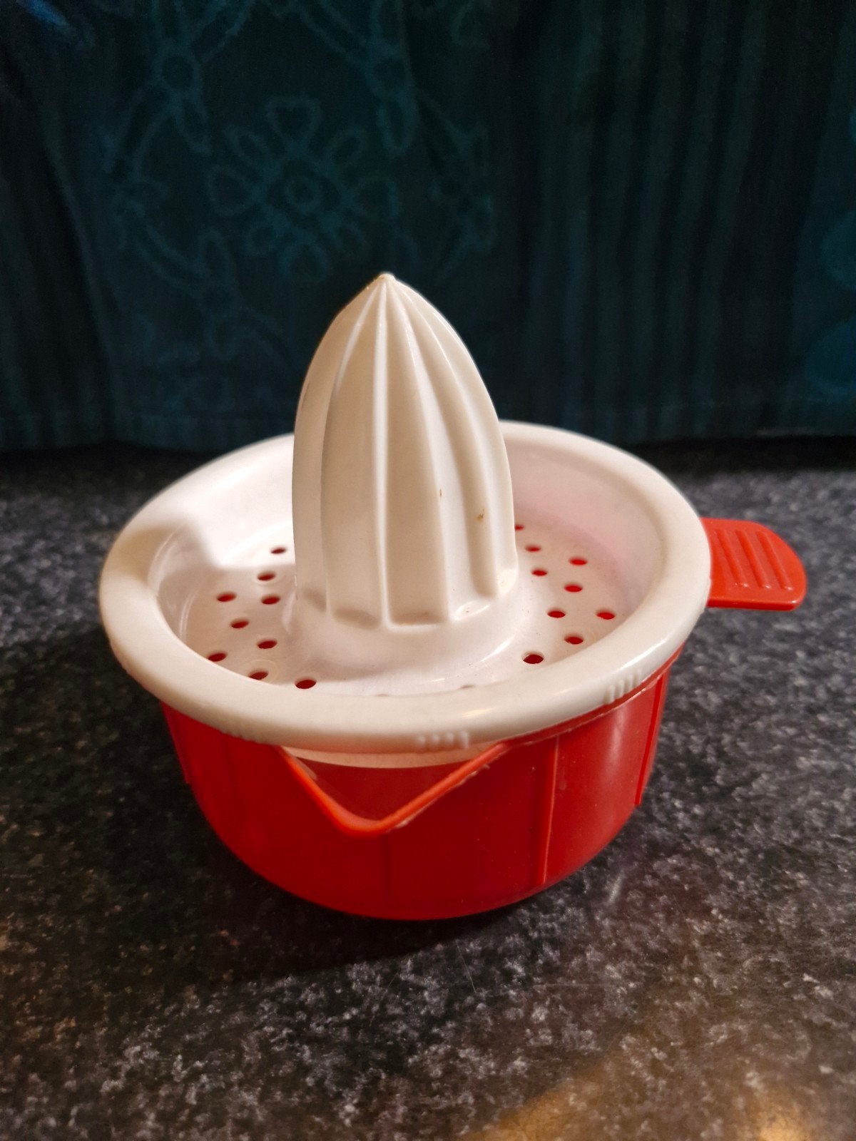 retro vintage citruspers rood, Ophalen of Verzenden, Gebruikt