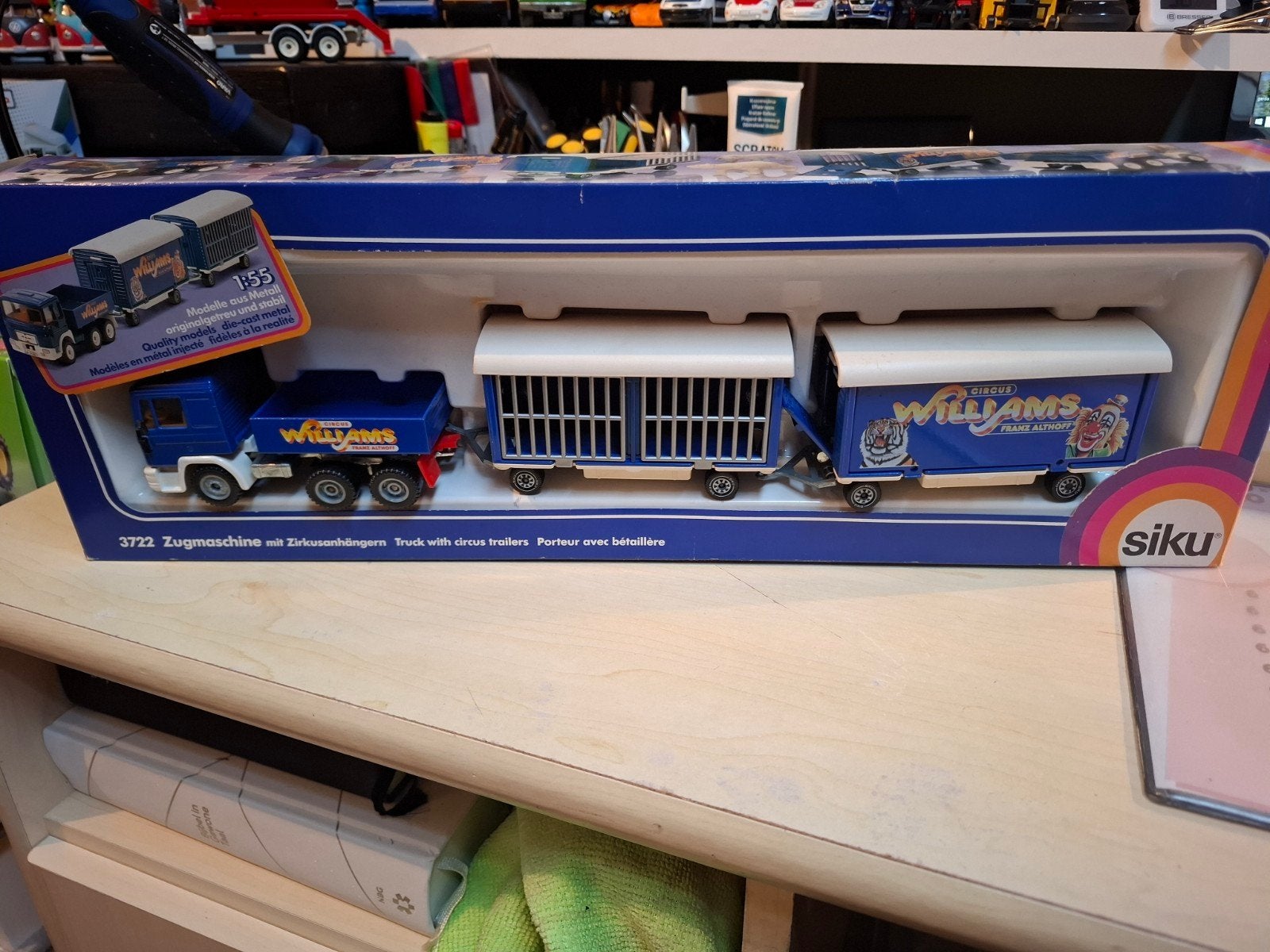 Siku 3722 Circus Williams Vrachtwagen met Trailers, Ophalen of Verzenden, Nieuw, Bus of Vrachtwagen, SIKU