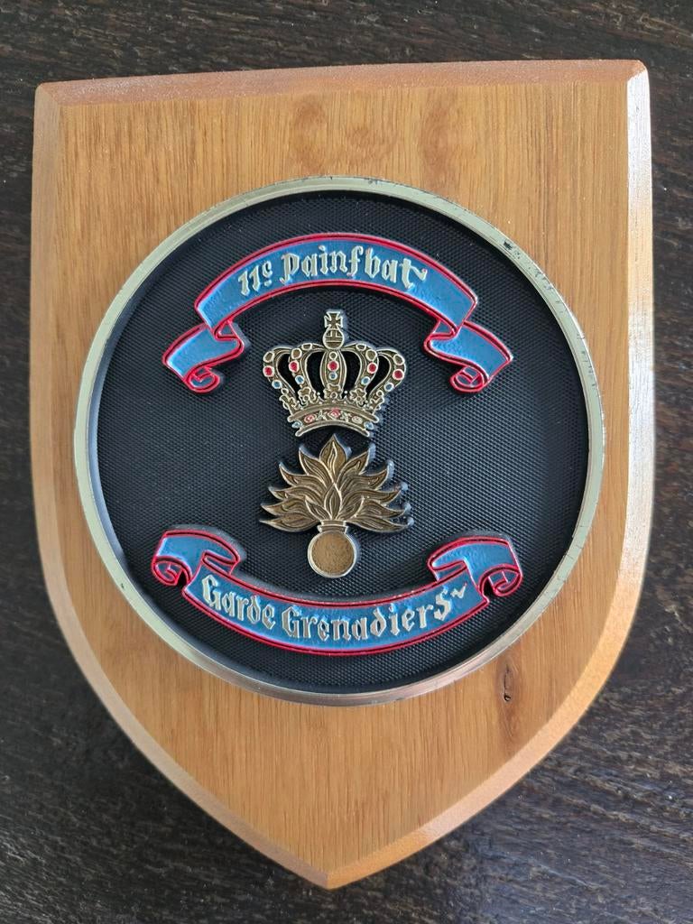 Wapenschild, Verzamelen, Ophalen of Verzenden, Landmacht, Nederland, Embleem of Badge
