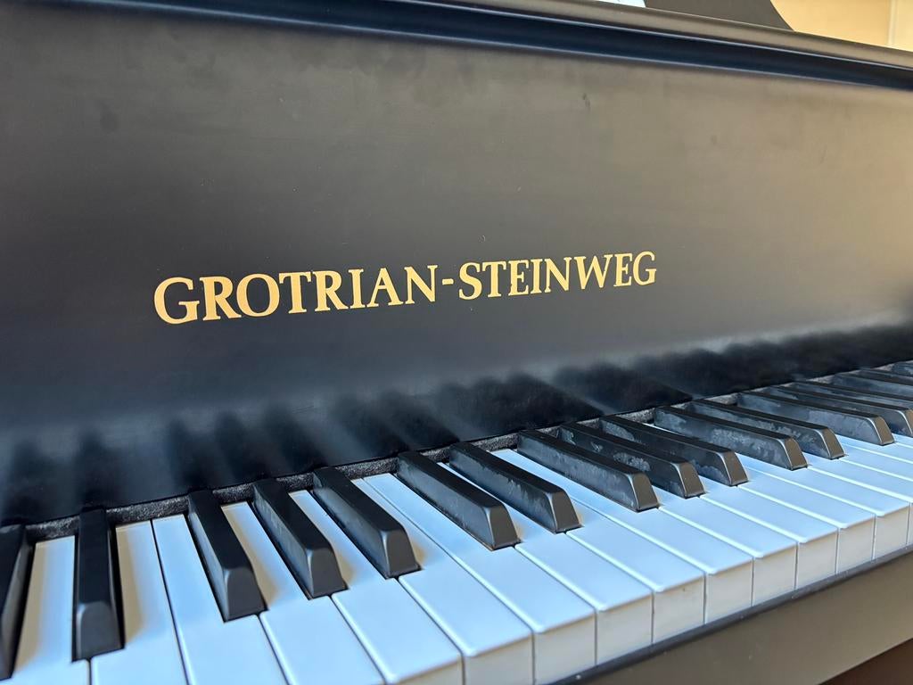 Professionele vleugel Grotrian-Steinweg, Ophalen, Gebruikt, Zwart, Vleugel