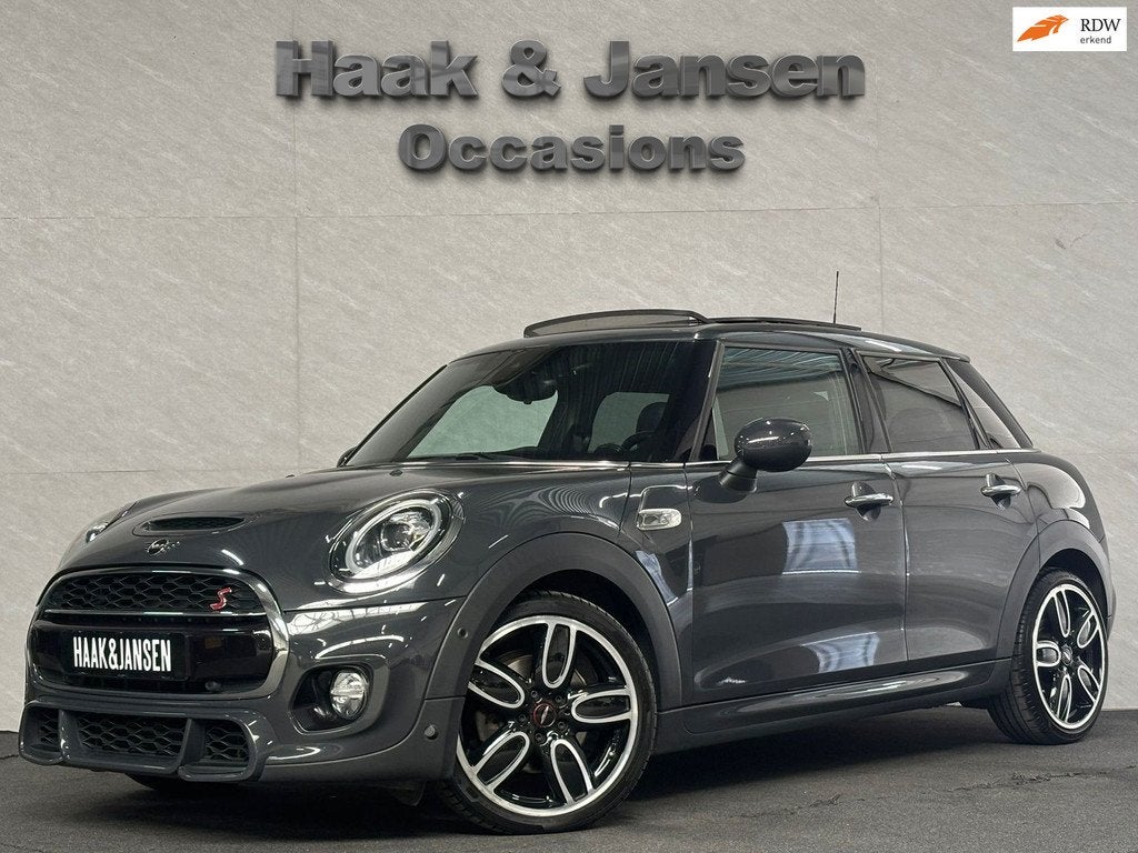 Mini Mini 2.0 Cooper S JCW 192PK Pano Automaat Leder Led, Auto's, Mini, 1998 cc, Gebruikt, Zwart, 4 cilinders