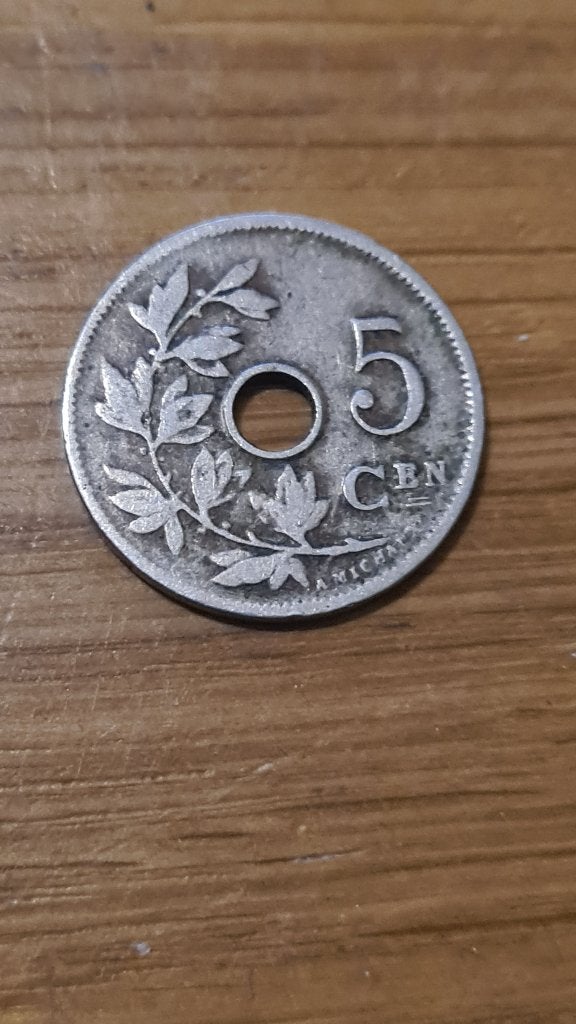 België - 5 Centimes 1906 NL, Verzenden, België, Losse munt