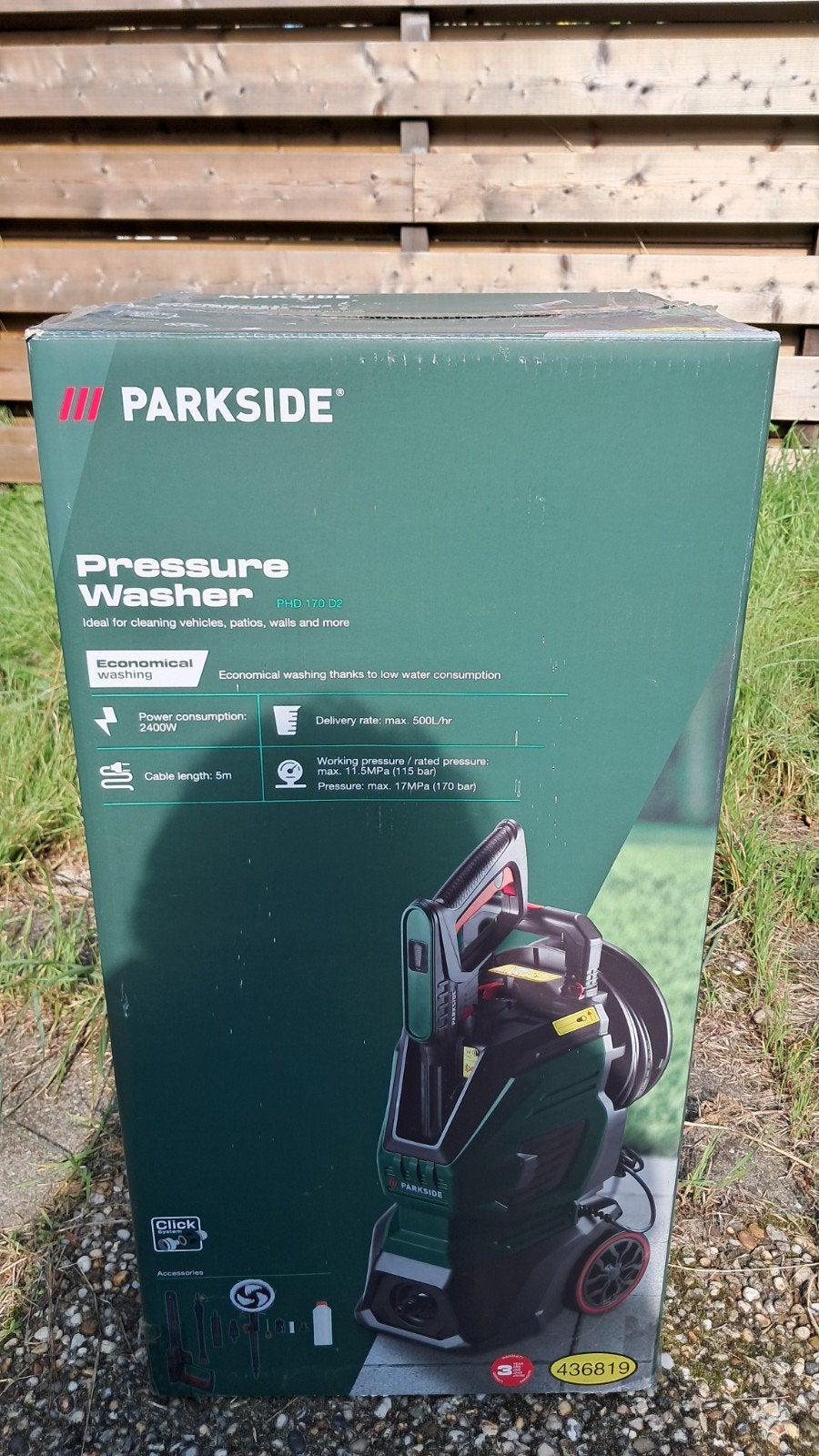 Parkside Hogedrukreiniger PHD 170 D2 - 2x gebruikt, Ophalen, Zo goed als nieuw