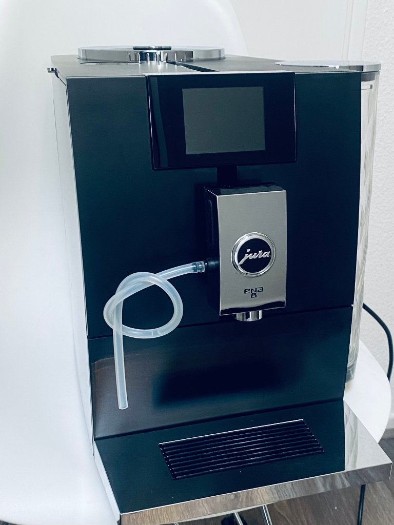 Prachtige Jura ena 8 EA touch met een premium servicebeurt., Ophalen, 10 kopjes of meer, Koffiemachine, Zo goed als nieuw
