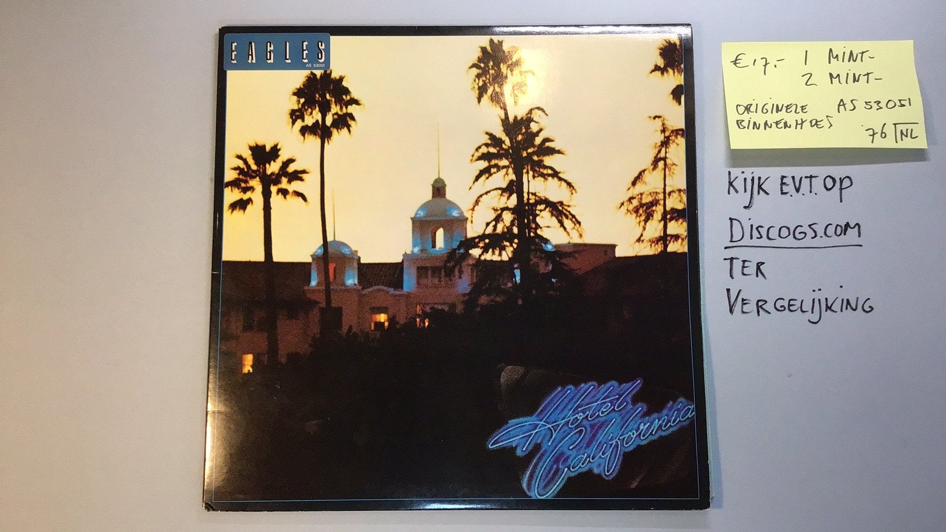 Eagles - Hotel California, Ophalen of Verzenden, Gebruikt, 12 inch, Poprock