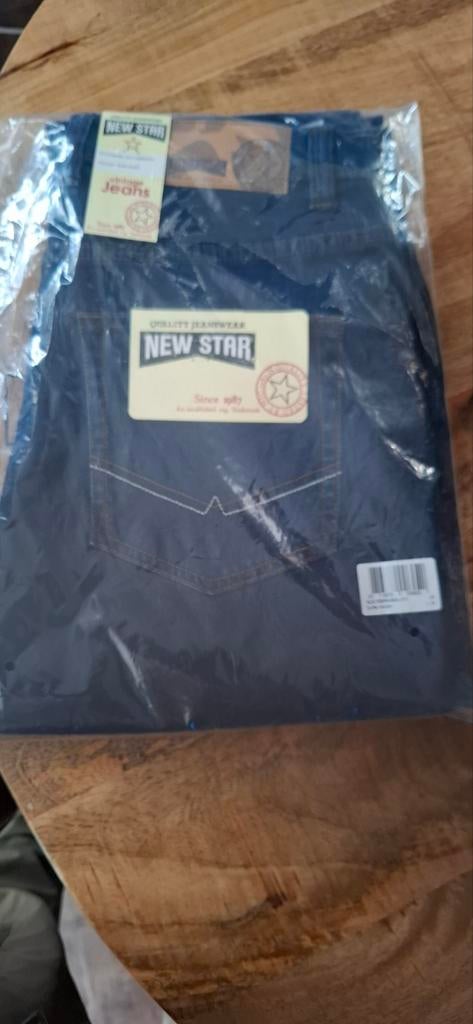 Nieuwe New Star Jeans - Donkerblauw (W34 L34), Blauw, Nieuw, Ophalen of Verzenden, W33 - W34 (confectie 48/50)