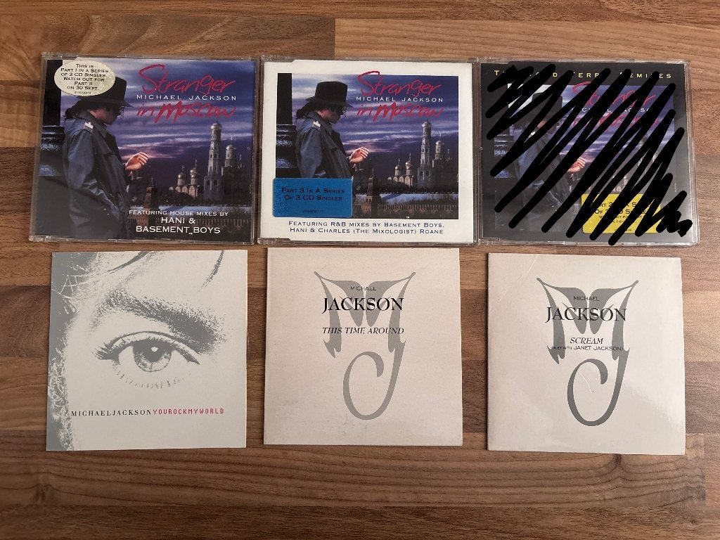 Michael Jackson CD Singles (12 stuks) vanaf 5,-, Ophalen of Verzenden, Zo goed als nieuw, Pop, Promo