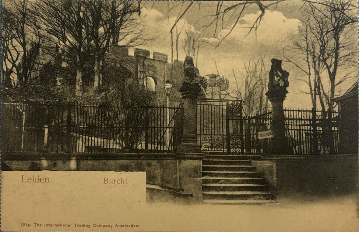 Leiden, Burcht, Ophalen of Verzenden, 1920 tot 1940, Ongelopen, Zuid-Holland