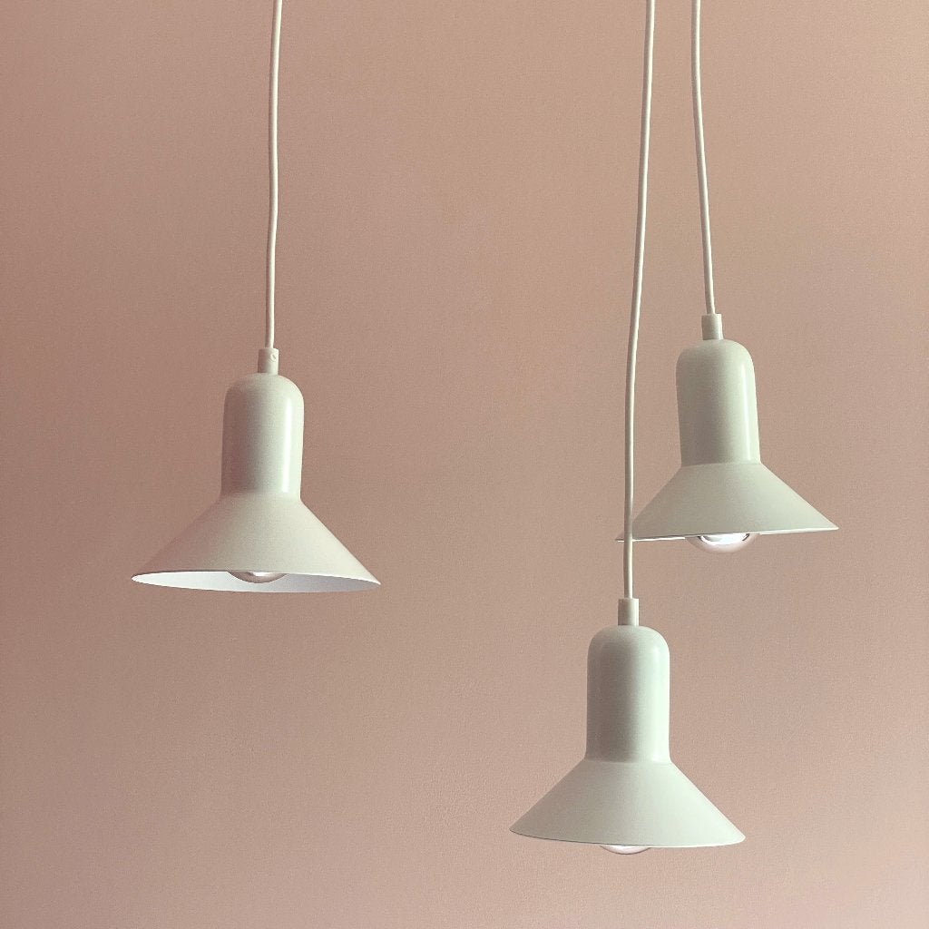 wit metalen vintage Deens Design LAMP Confetti Mid Century, Gebruikt, -, Vintage Scandinavisch design Japandi Nordic Deens Danisch MCM