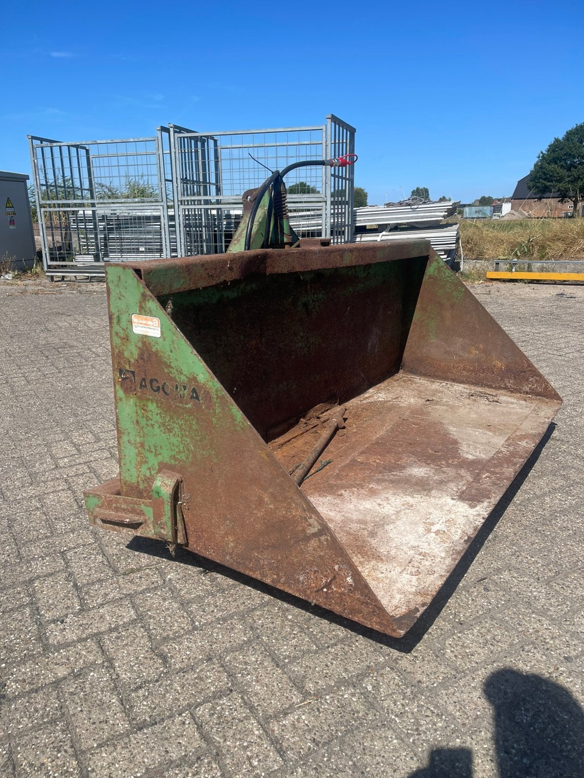 Schepbak, Ophalen, Grondbewerking