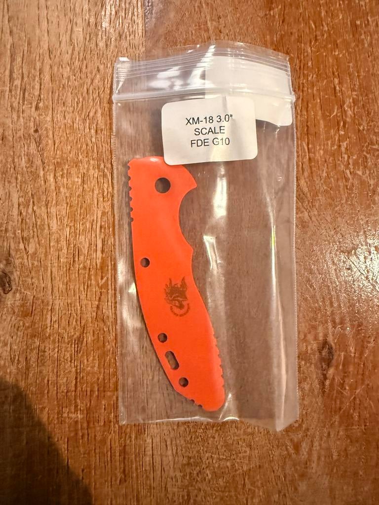 Originele G10 Hinderer scale voor XM-18 3”, NIEUW!, Ophalen of Verzenden, Nieuw