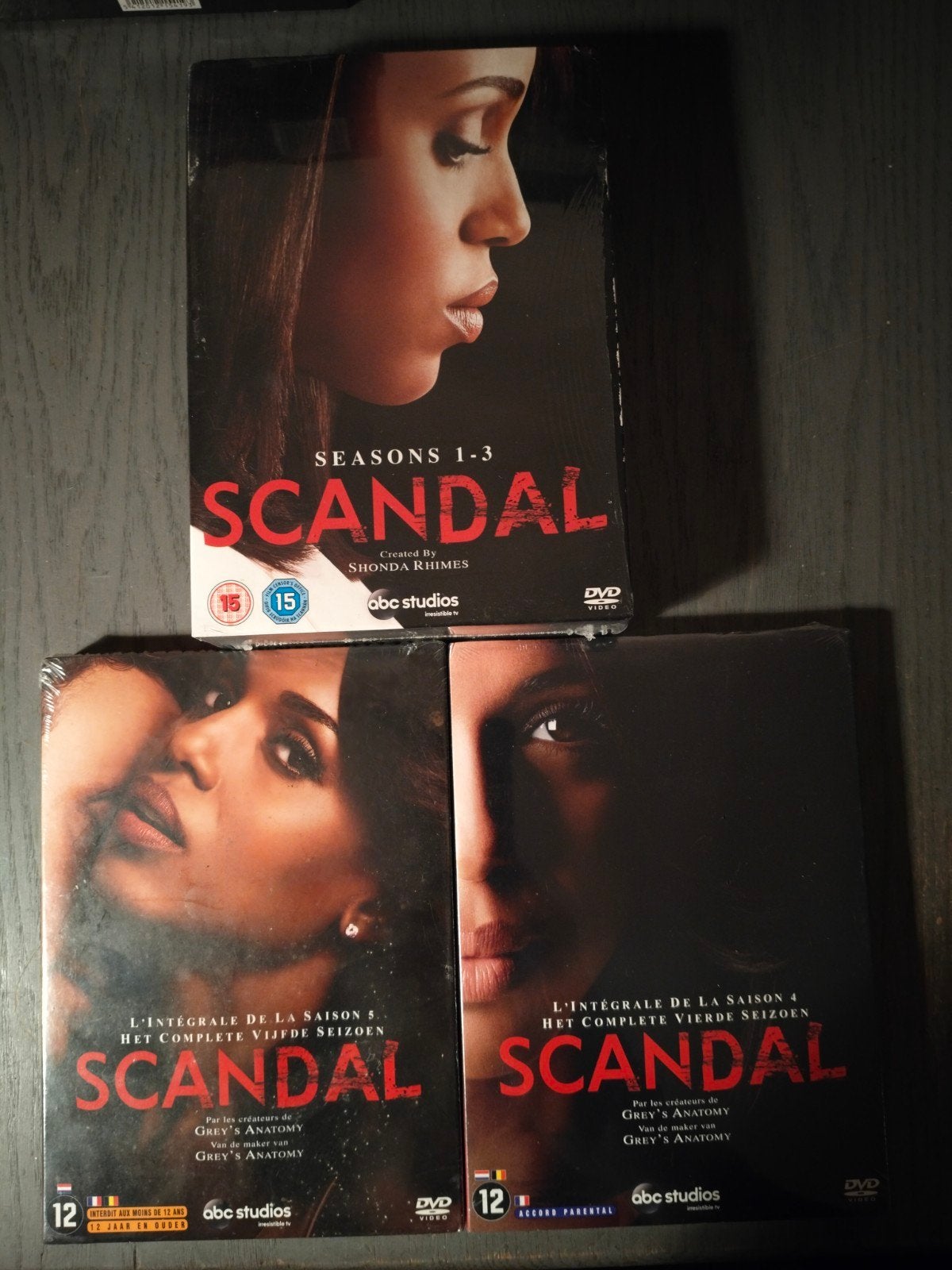 Scandal, seizoen 1 t/m 5, geseald !, Engels, Alle leeftijden, Nederlands, Ophalen of Verzenden