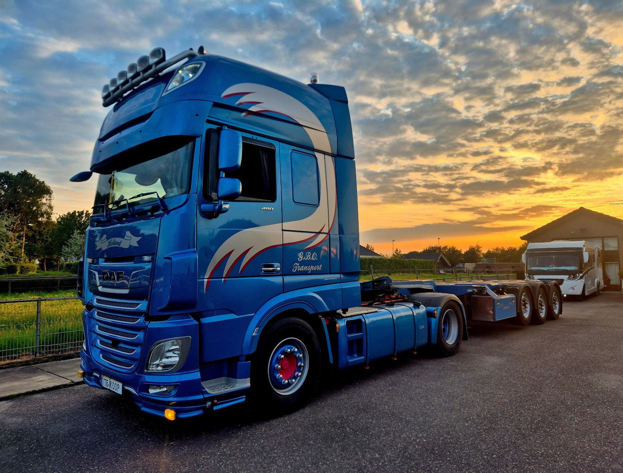 DAF XF 480 106 480 & Pacton chassis (bj 2018), Auto's, Automaat, Achterwielaandrijving, Euro 6, Origineel Nederlands