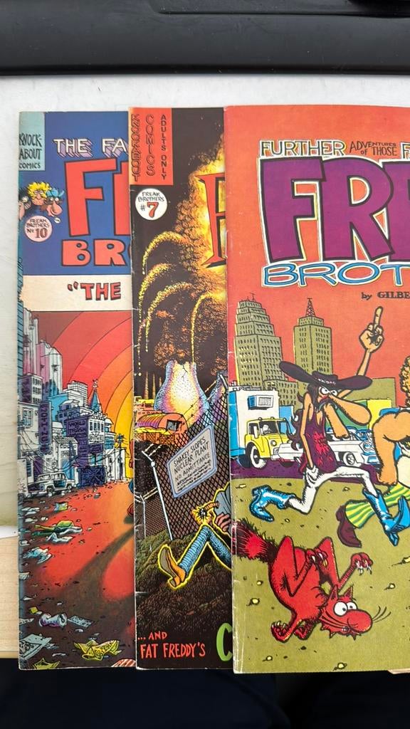 Fabulous Furry Freak Brothers  # 2, 7 en 10, Shelton, Boeken, Gelezen, Amerika, Ophalen of Verzenden, Gilbert Shelton