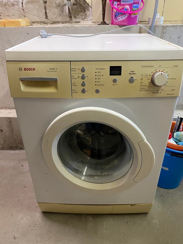 Bosch Maxx 6 VarioPerfect Wasmachine, Witgoed en Apparatuur, Wasmachines, Ophalen, Gebruikt, Voorlader, Kort programma