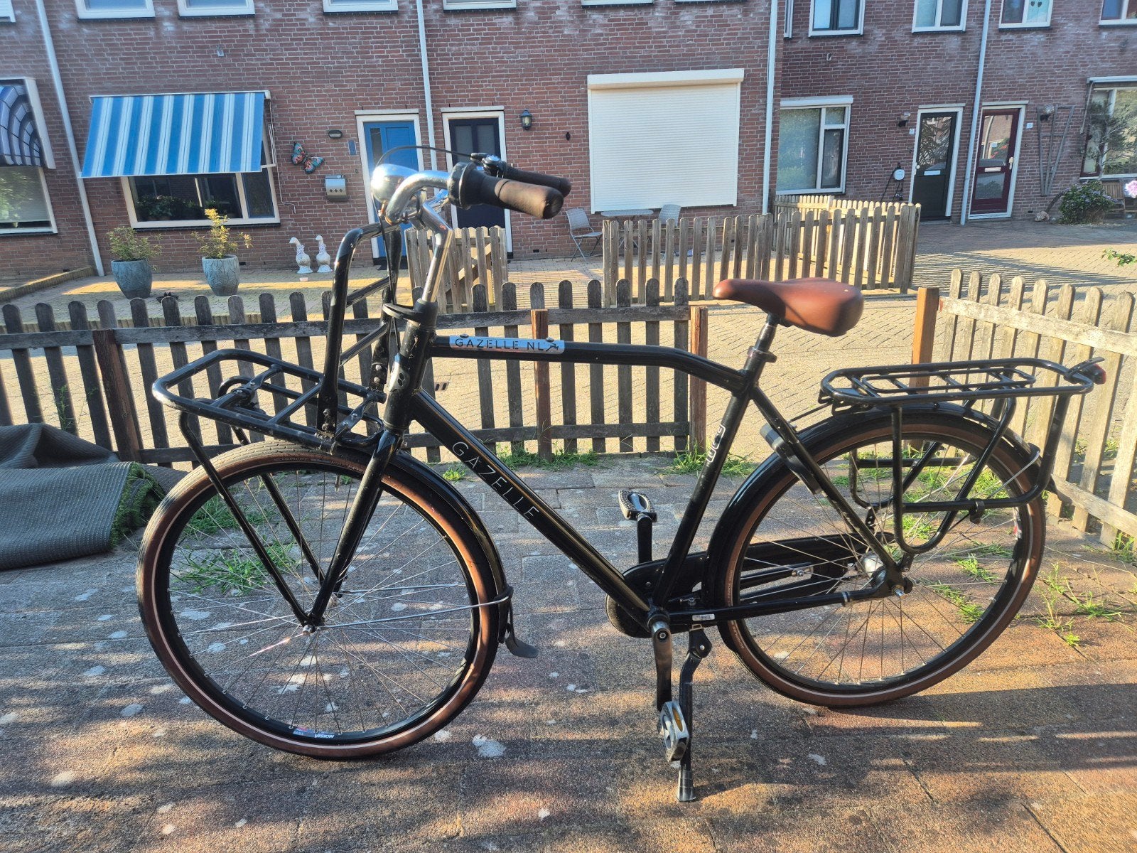Herenfiets Gazelle, framemaat 60, 3 versnellingen, Fietsen en Brommers, Fietsen | Heren | Herenfietsen, Ophalen, Terugtraprem