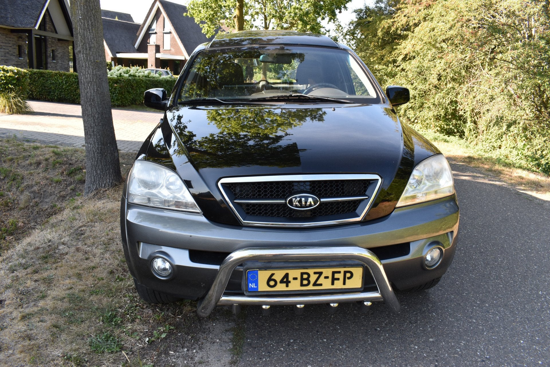 Kia Sorento 2.5 CRDI Adventure HR (bj 2006), Auto's, 4 cilinders, 2487 cc, Zwart, 2 stoelen