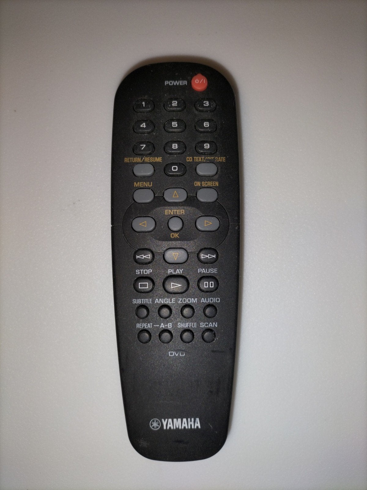Originele Yamaha RC2K Afstandsbediening voor DVD-spelers, Ophalen of Verzenden, Gebruikt, Origineel, Dvd