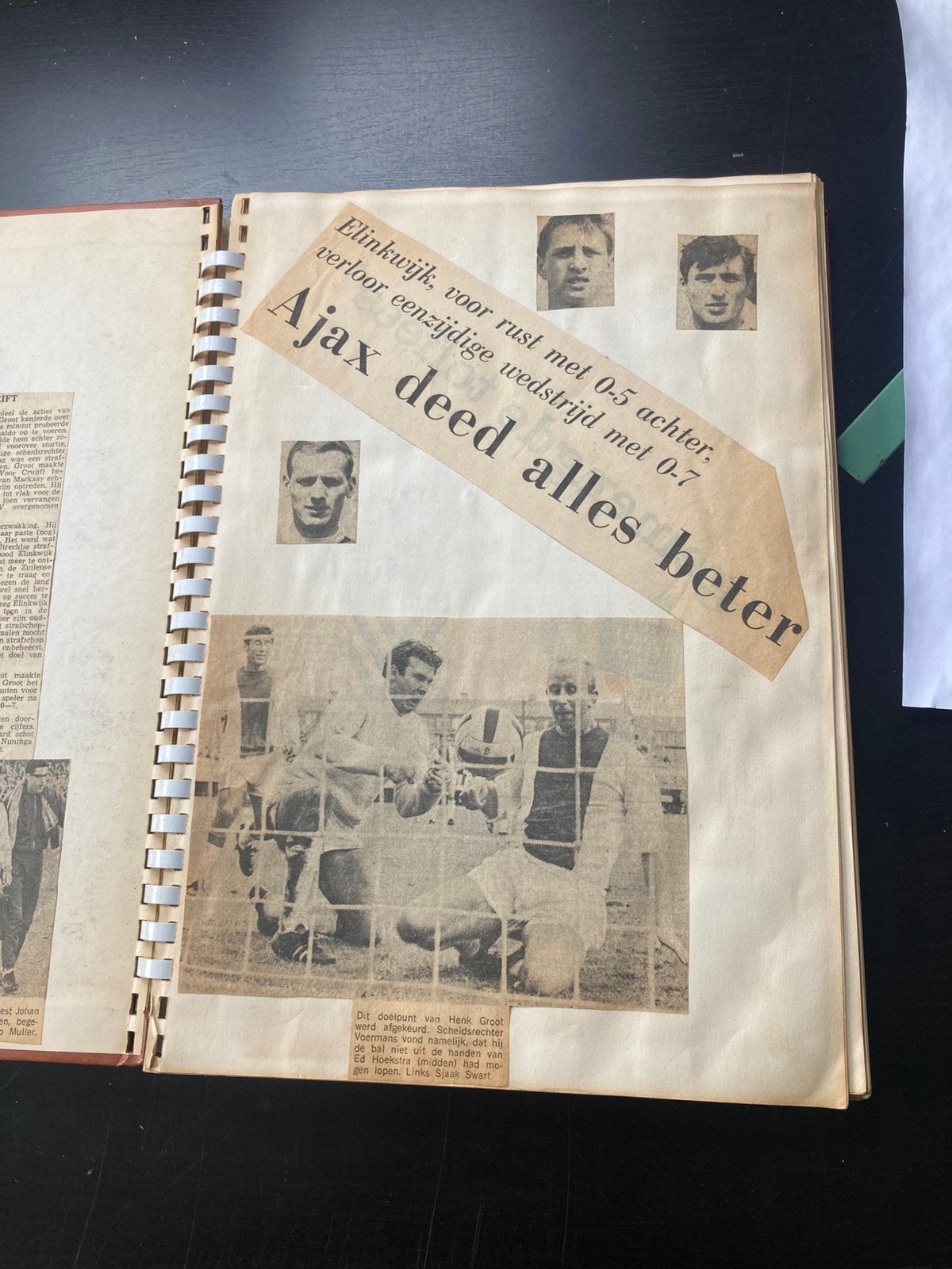 Ajax plakboek 1966/1967, Ophalen of Verzenden, Gebruikt, Ajax, Poster, Plaatje of Sticker