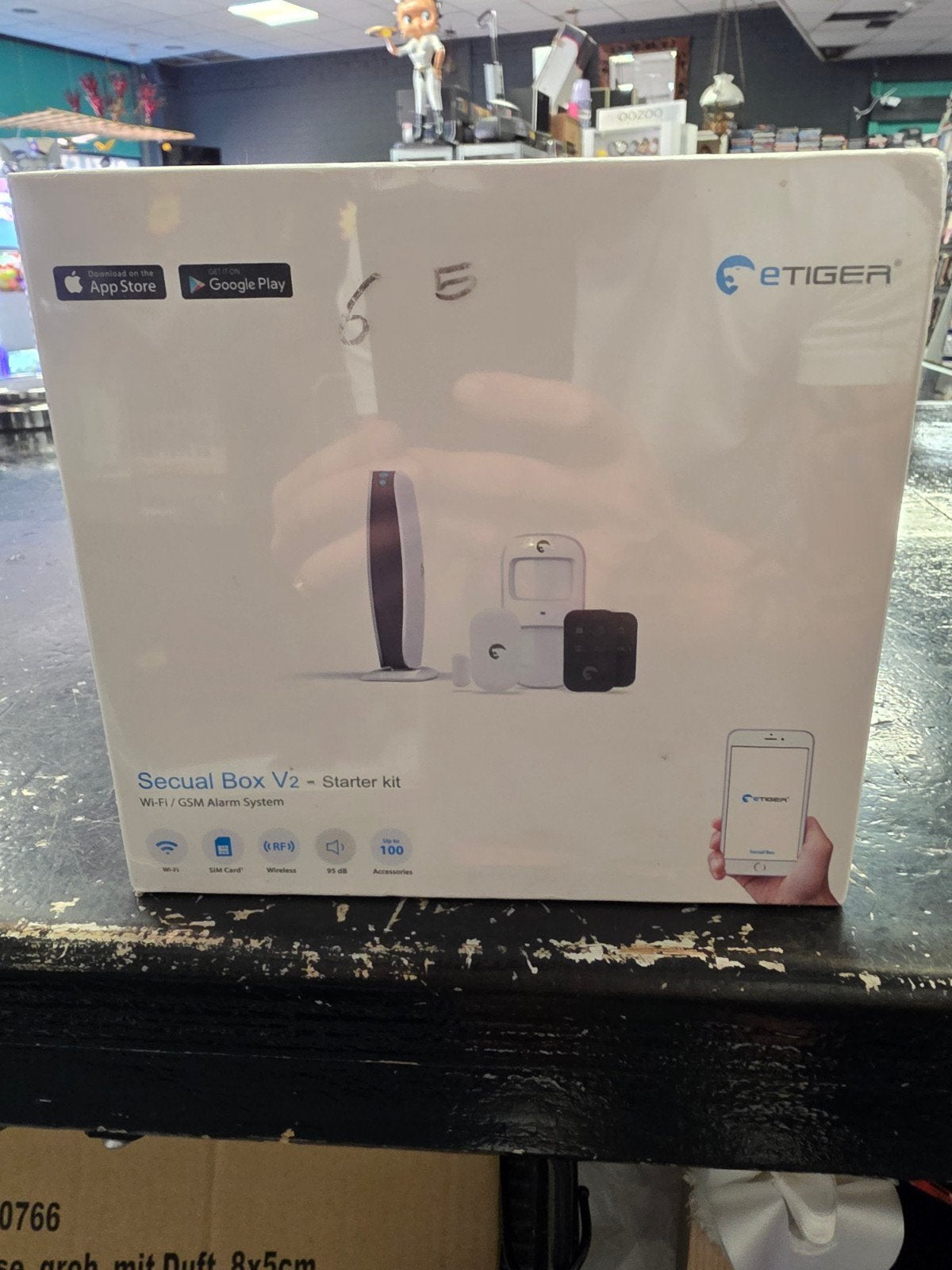 eTiger Secual Box V2 - Starterkit Wi-Fi / GSM Alarmsysteem, Ophalen of Verzenden, H, H, H