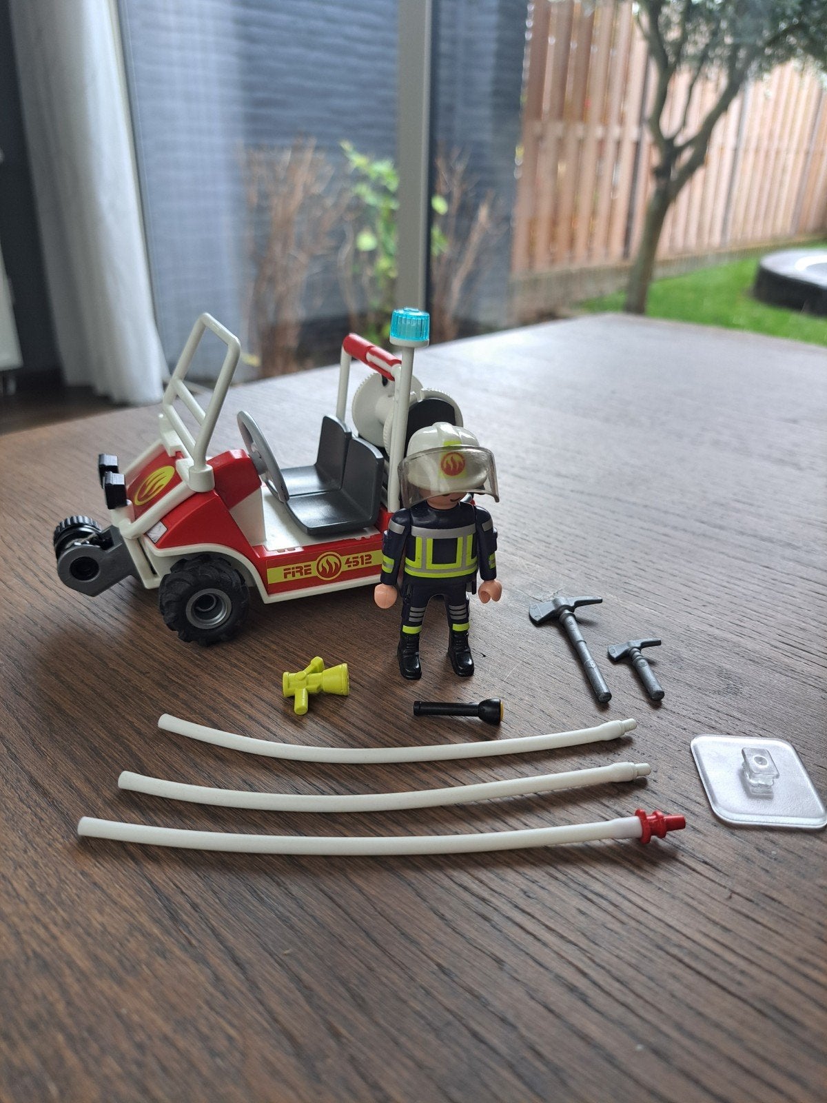 Playmobil Brandweer Buggy set 5398, Ophalen of Verzenden, Gebruikt