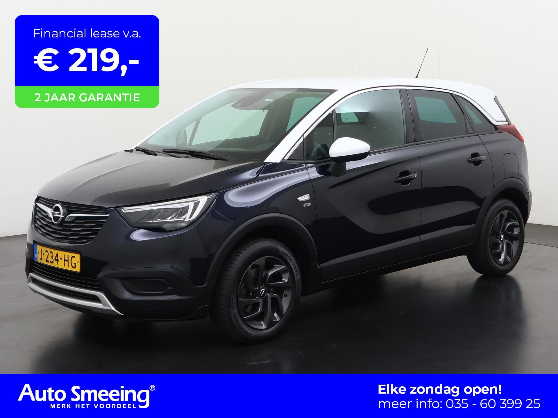 Opel Crossland X 1.2 Turbo 120 Jaar Edition Automaat | Trekh, Auto's, 12 maanden, Gebruikt, Euro 6, 1199 cc