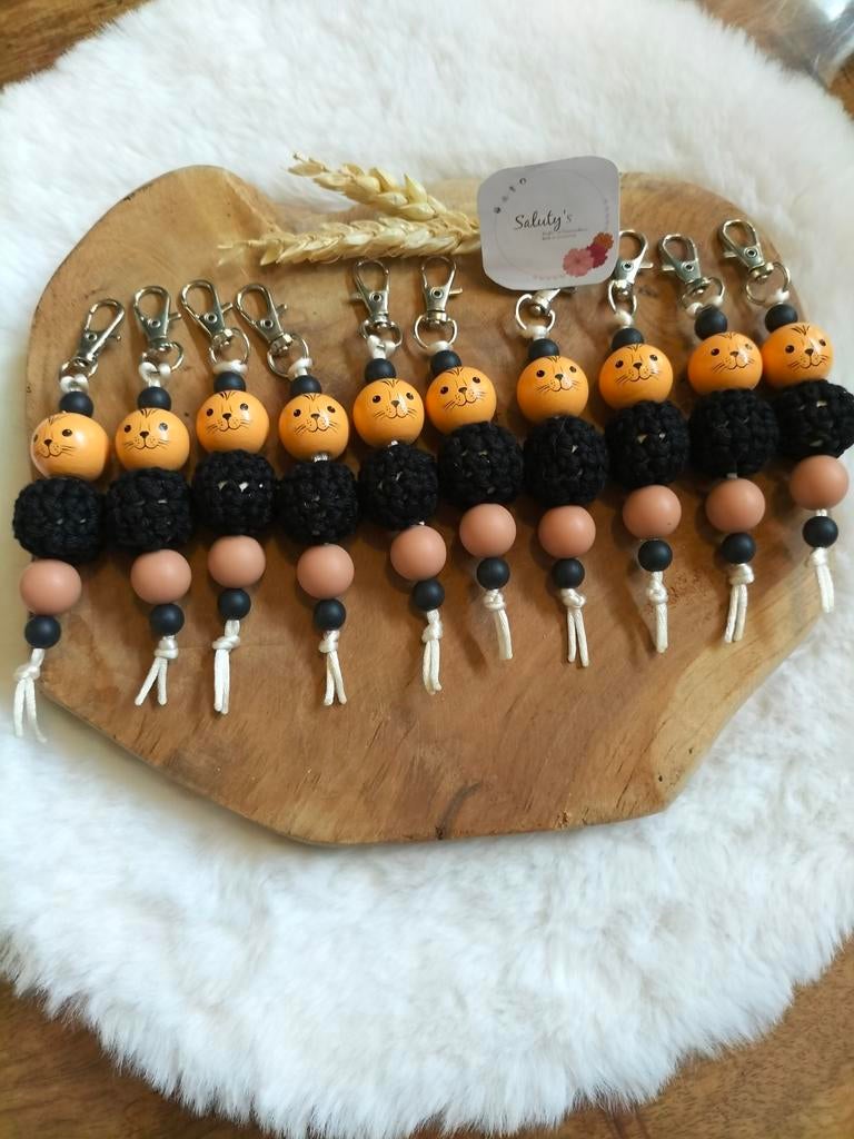 Nieuw • Gelukspoppetje Leeuw, Verzamelen, Sleutelhangers, Dier of Natuur, Nieuw, Ophalen of Verzenden, Saluty's kinder- en kraamcadeaus