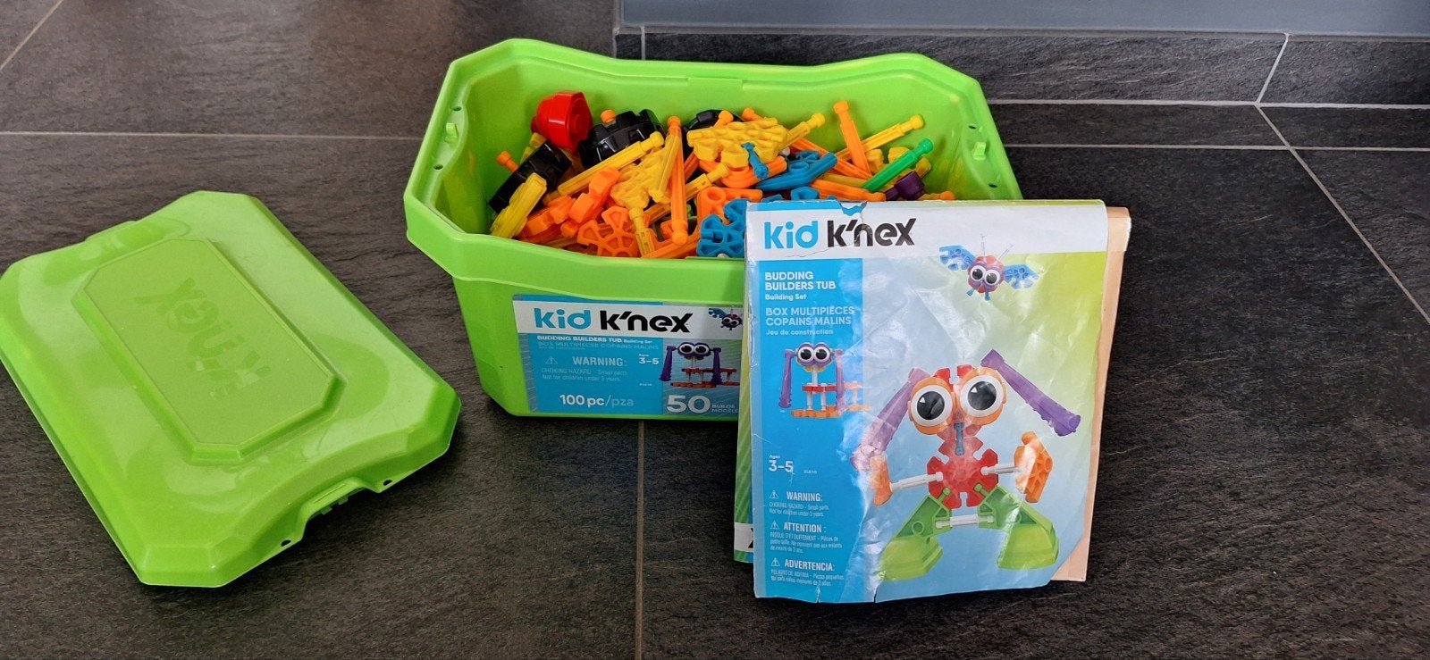 Kid K'nex Bouwset - 100 onderdelen, Ophalen of Verzenden, Gebruikt, K'nex