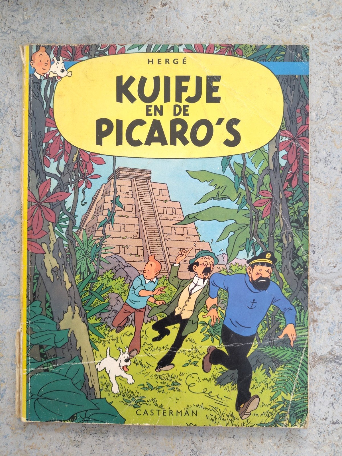 Kuifje en de Picaro's - Hergé (1976), Eén stripboek, Ophalen of Verzenden, Gelezen, Hergé