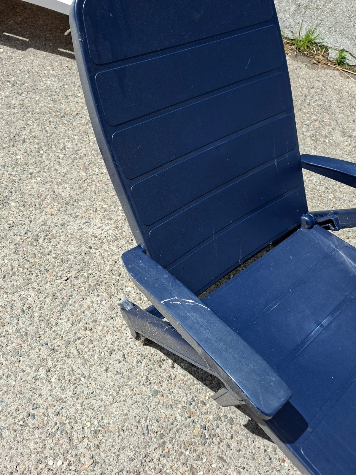 Ligbed gratis, Tuin en Terras, Ligbedden, Ophalen, Gebruikt, Kunststof