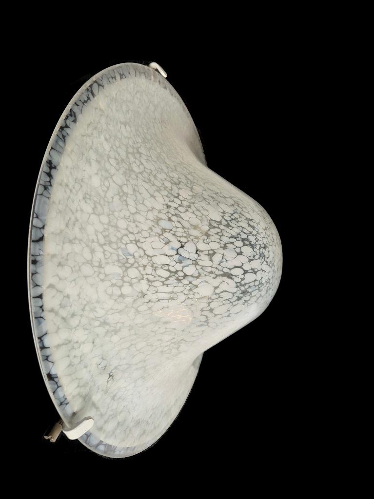 Fantastische vintage Nason design wandlamp plafondlamp, Ophalen of Verzenden, Gebruikt, Glas