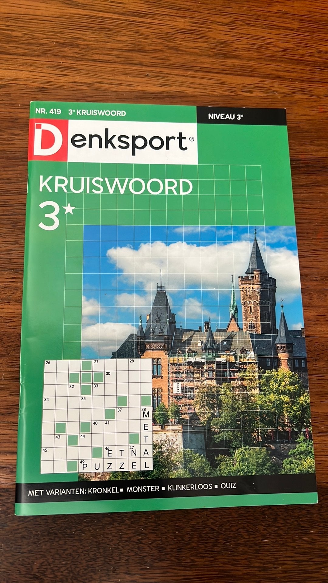 Nieuw! Denksport puzzzelboekje kruiswoord 3* juli ‘26, Ophalen of Verzenden, 500 t/m 1500 stukjes, Zo goed als nieuw